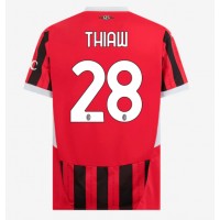 AC Milan Malick Thiaw #28 Domáci futbalový dres 2024-25 Krátky Rukáv